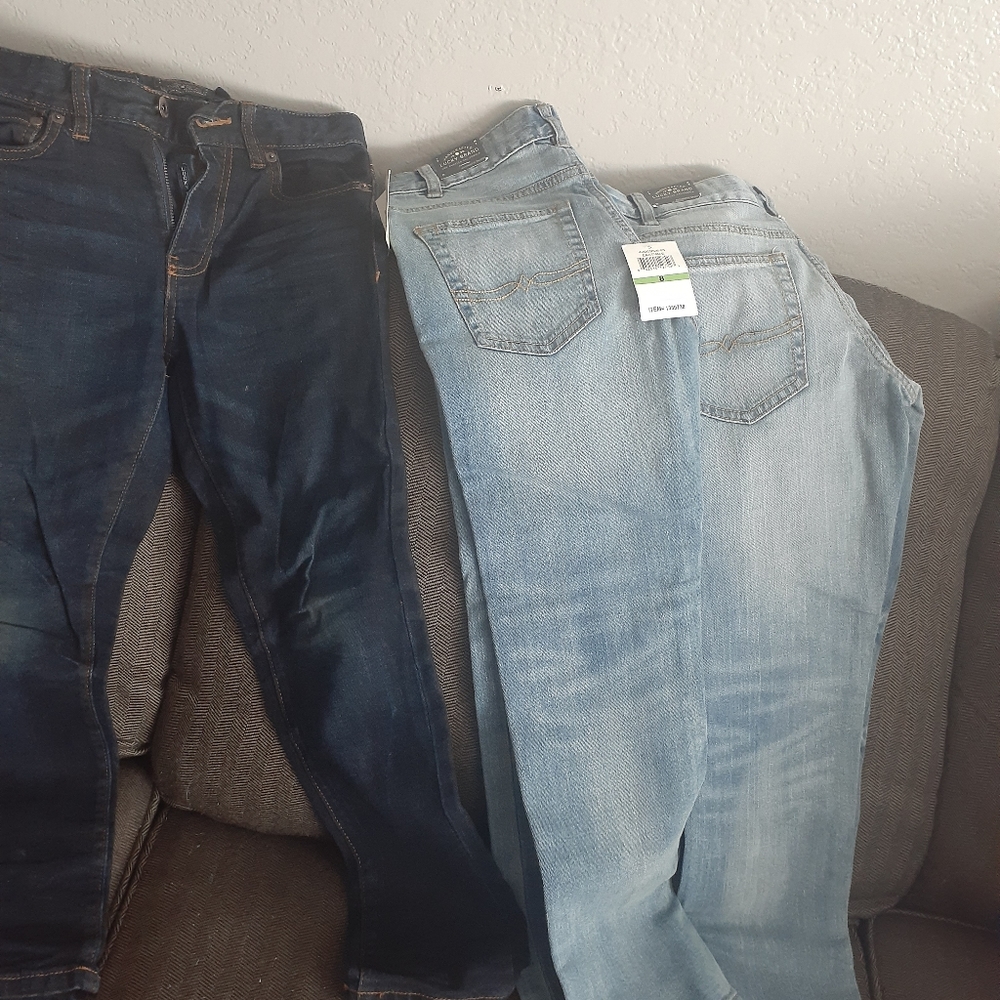 Boys Jean's and shirt bundle